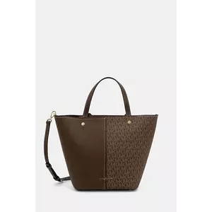 MICHAEL Michael Kors poșetă FLORA culoarea maro, 30T5GFFT2B imagine