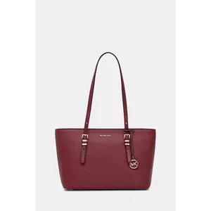 MICHAEL Michael Kors poșetă de piele QUINN culoarea bordo, 30T5GQNT2L imagine