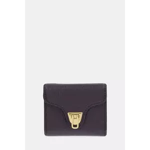 Coccinelle portofel de piele COCCINELLE BEAT SOFT culoarea negru, E2 MF6 11 B8 01 imagine