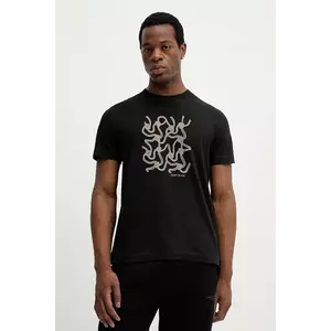 Joop! tricou din bumbac culoarea negru, cu imprimeu, 30047002 imagine