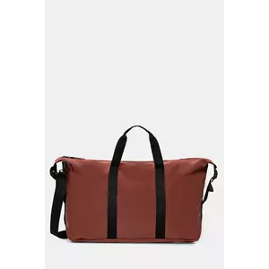 Rains geantă 14200 Hilo Weekend Bag culoarea portocaliu, 14200 imagine