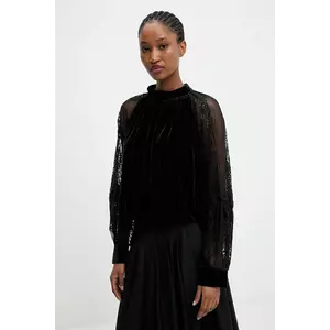 Answear.LAB bluza culoarea negru, neted imagine