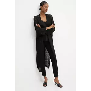 Answear.LAB sacou culoarea negru, oversize, neted imagine