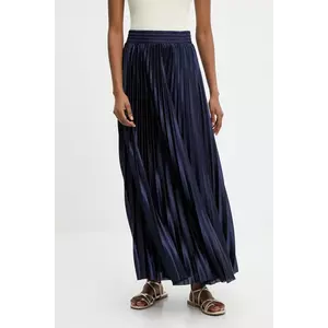 Answear.LAB fusta culoarea albastru marin, maxi, evazati imagine