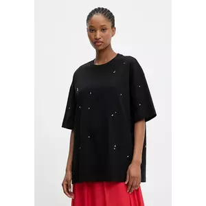 Answear.LAB tricou din bumbac culoarea negru imagine