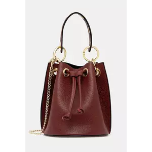 Answear.LAB poseta de piele culoarea bordo imagine