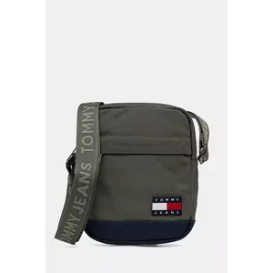 Tommy Jeans borsetă culoarea verde, AM0AM13389 imagine