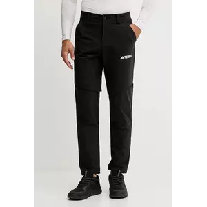 adidas TERREX pantaloni de exterior Multi culoarea negru, drept, IZ3320 imagine