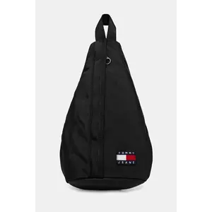 Tommy Jeans rucsac culoarea negru, mic, uni, AM0AM13391 imagine