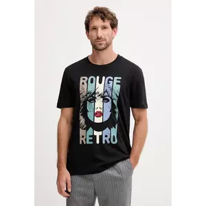 Joop! tricou din bumbac culoarea negru, cu imprimeu, 30047003 imagine