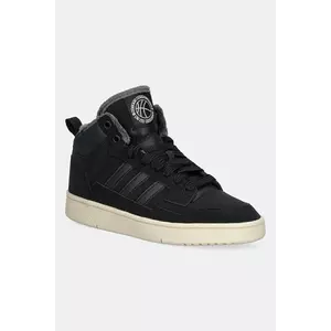 adidas Originals sneakers pentru copii RAPID COURT WINTERIZED culoarea negru, JR1027 imagine