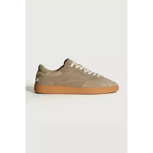 Hoff sneakers din piele întoarsă ALLEY TAUPE MAN culoarea bej, 22562602 imagine