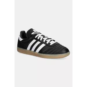 adidas Originals sneakers din piele Samba JP culoarea negru, JQ9056 imagine