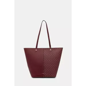 MICHAEL Michael Kors poșetă FLORA culoarea bordo, 30T5GFFT3B imagine