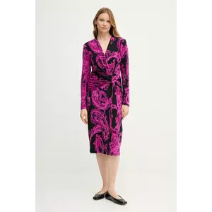 Joseph Ribkoff rochie culoarea violet, mini, mulata, 253282 imagine