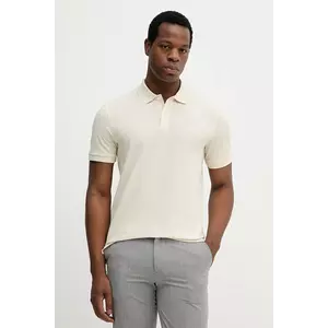 BOSS polo de bumbac culoarea negru, uni, 50468362 imagine