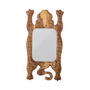 Bloomingville oglindă de perete Marga 34 x 64, 5 x 2, 5 cm culoarea maro imagine