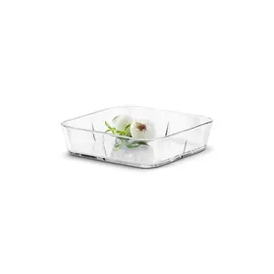 Rosendahl vas rezistent la căldură Ovenproof 24 x 24 cm culoarea transparent imagine