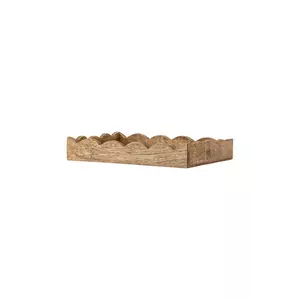 Bloomingville tavă decorativă Namira 30 x 5 x 19 cm culoarea maro imagine