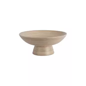 Present Time bol decorativ Fruit Bowl Puro 30 cm culoarea maro imagine