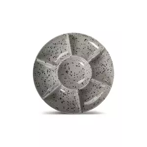 Sagaform platou de aperitive Ditte 26 cm culoarea gri imagine