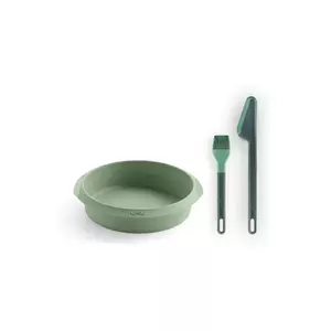 Lekue set accesorii bucătărie Air fryer Essential Kit 3-pack culoarea verde imagine