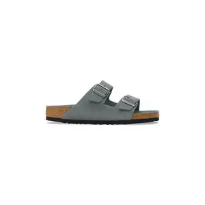 Birkenstock papuci din piele Arizona culoarea gri, 1030912 imagine