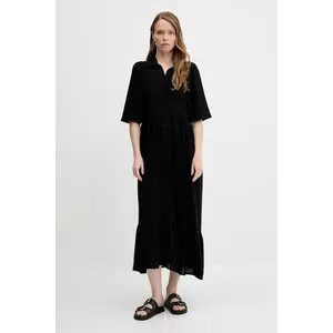 Answear Lab rochie culoarea negru, midi, evazati imagine