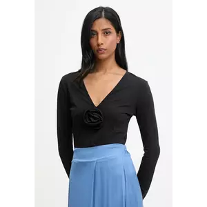 Answear.LAB bluza culoarea negru, neted imagine