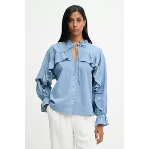 Answear.LAB camasa cu un decolteu legat, regular imagine