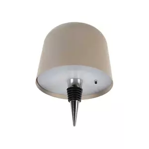 Leitmotiv dop de sticlă cu lampă LED Bottle Lamp Cone Hat LED culoarea bej imagine