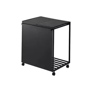 Yamazaki coș de gunoi cu două camere Tower culoare neagră imagine