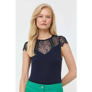 Morgan bluza femei, culoarea albastru marin, neted imagine