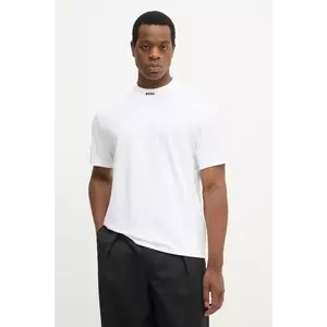 BOSS Green tricou culoarea alb, uni, 50551139 imagine