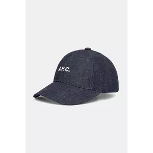 A.P.C. șapcă casquette charlie culoarea bleumarin, COHIZ.M24069 imagine