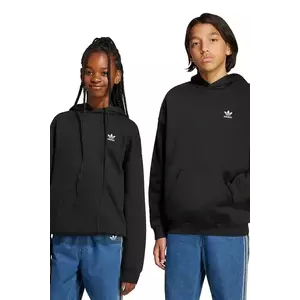 adidas Originals bluză copii culoarea negru, cu glugă, cu imprimeu, JX2796 imagine