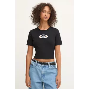 adidas Originals tricou Cut Out Rib Tee culoarea negru, KC8804 imagine