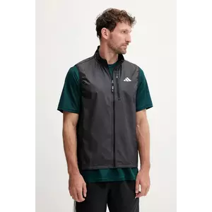 adidas Performance vestă sport Own The Run culoarea negru, de tranziție, IN1493 imagine