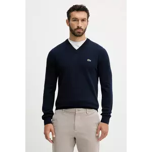 Lacoste pulover barbati, culoarea albastru marin imagine