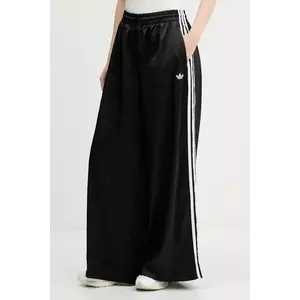 adidas Originals pantaloni de trening Wide Leg Pants culoarea negru, uni, KC8813 imagine