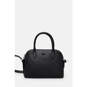 Lacoste poseta de piele culoarea negru, NF3723KL imagine