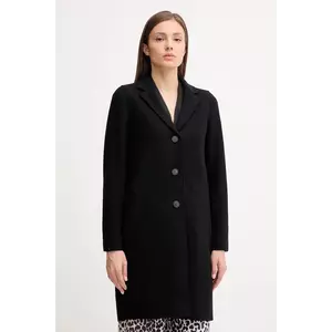 OUI palton de lână culoarea negru, 79918 imagine