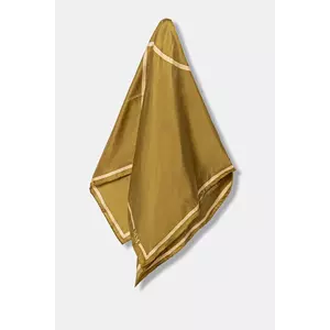 MM eșarfă de mătase FAUST culoarea verde, cu imprimeu, 2526546017600 imagine