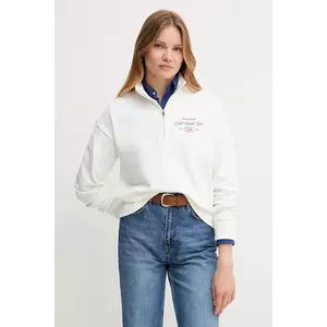 Gant hanorac de bumbac culoarea alb, cu imprimeu, 4204215 imagine