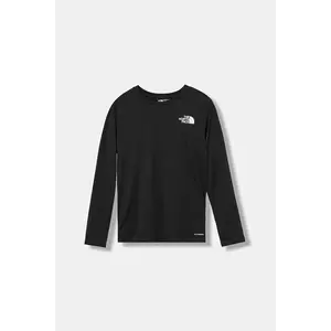 The North Face longsleeve copii TEEN 24/7 LS TEE culoarea negru, cu imprimeu, NF0A8EB8JK31 imagine