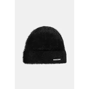 MSGM căciulă din amestec de lână culoarea negru, 3941MDL12.257751 imagine