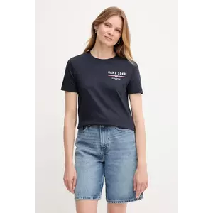 Gant tricou din bumbac culoarea bleumarin, 4201554 imagine