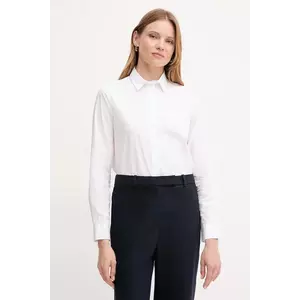 Gant cămașă din bumbac culoarea alb, cu guler clasic, regular, 4300348 imagine