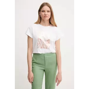 Pedro del Hierro tricou din bumbac culoarea alb, 4539638 imagine