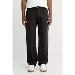 Tommy Jeans pantaloni culoarea negru, cu fason chinos, DM0DM21703 imagine